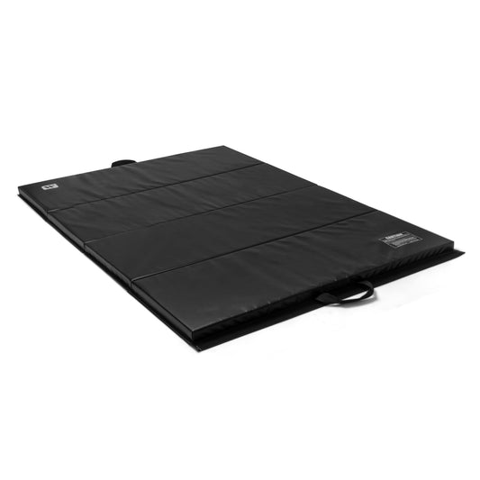 We Sell Mats Core Basic Personal Fitness & Exercise Mat - Foldable Lightweight EPE Foam - All Purpose Thick Gym Mat for Home Workout Yoga Pilates Stretches & Floor Exercises (4 x 6 x 2")