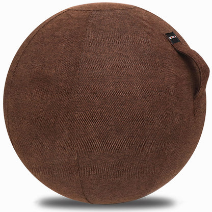 65cm Sitting Ball Chair Suitable for Office Dormitory and Family Pilates Practice Yoga Ball with Cover Light and self-Supporting Ergonomic Ball Chair