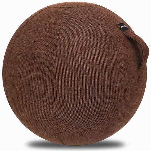 65cm Sitting Ball Chair Suitable for Office Dormitory and Family Pilates Practice Yoga Ball with Cover Light and self-Supporting Ergonomic Ball Chair