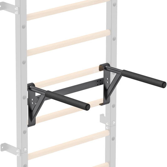Lifeswell Dip Bar Attachment for Swedish Ladder Non-Slip Adjustable Grip Handles Dip Station for Strength Training 250 lbs Capacity