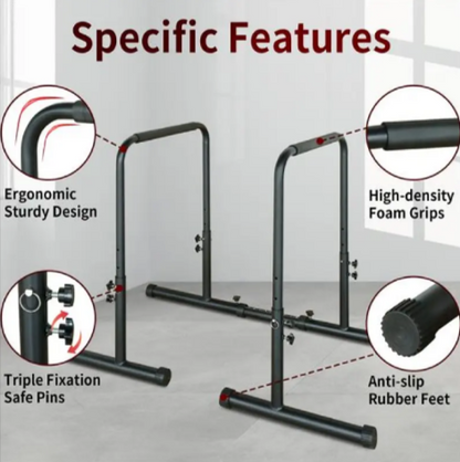 Adjustable Power Tower Pull-Up Bar